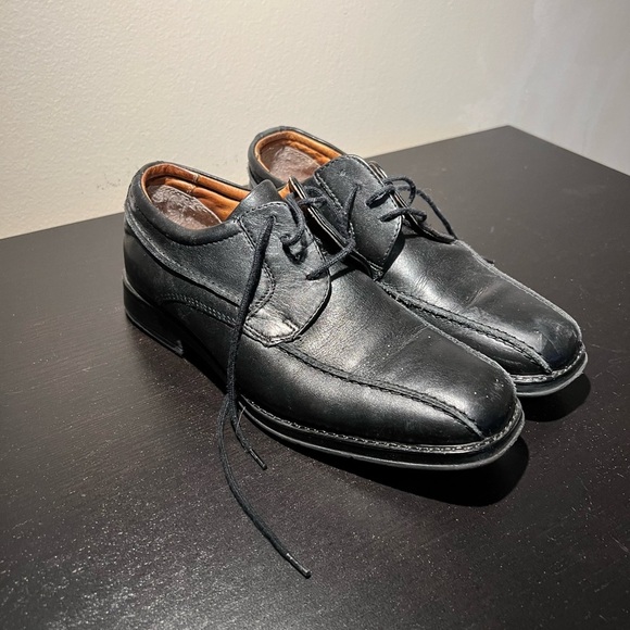 Left & Right Black Leather Classic Dress Shoes – Size 37.5EU - Picture 1 of 7